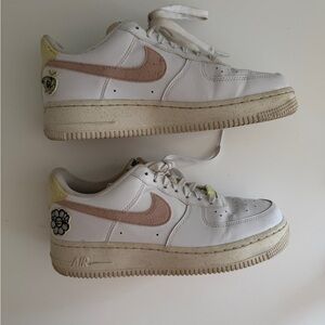 Nike AirForce 1s with Floral Detail